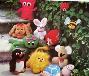 SCHNITTMUSTER Jean Greenhowe 12 einfache Tierspielzeuge Eule Marienkäfer Biene Hund Pinguin - Bild 1 von 8