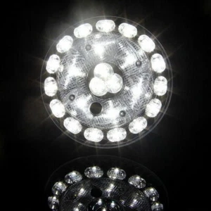 24 SMD LED Bright White Round Dome Roof Car Auto Interior Light Universal - Picture 1 of 8