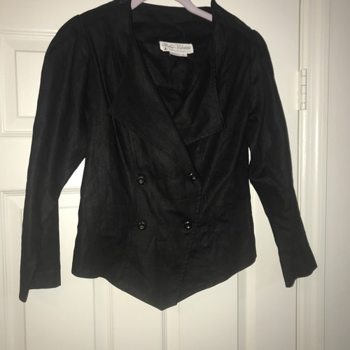 VALENTINO Giacca donna BALLA VALENTINA per VICA MODA 100% lino vintage taglia 6