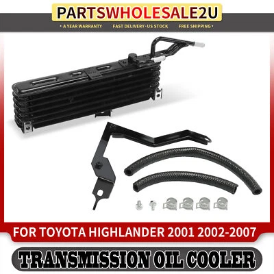 1x Enfriador de aceite de transmisión automática para Toyota Highlander 2001-2007 apilable Foto 1 de 4