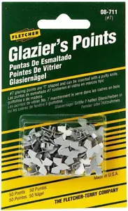 Glazier Points Repairing or Reglazing Windows 50 Pk - Picture 1 of 6