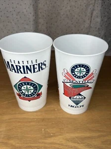 1995 Seattle Mariners MLB 16oz Plastic Cup  Kingdome Vintage AL West champion 2 - Picture 1 of 5