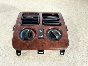 Acura MDX 2001-2006 calentador de aire acondicionado trasero control de clima temperatura grano de madera OEM - Imagen 1 de 6