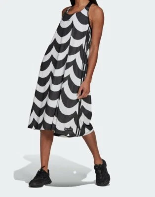 ADIDAS ORIGINALS MARIMEKKO MIDI TANK DRESS   BNWT    UK 6,8,10  LAST 3 - Image 1 of 4