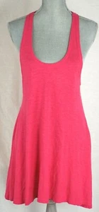 Vestido EILEEN FISHER Magenta/Rosa Caliente Sin Mangas Algodón Cáñamo - Cuello Redondo Pequeño - Imagen 1 de 5