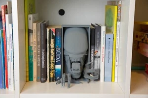 Alien Bookend, Book Nook, Xenomorph, H.R. Giger, Alien Movie, Sci-Fi Decor - Picture 1 of 12