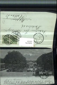 325119,Mond Litho Gruß aus Wiesbaden Kurhaus m. Anlagen - Picture 1 of 1