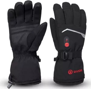 Intelligent Heating Black Heated Gloves, Rechargeable Li-ion Battery - Size Xl - Picture 1 of 6