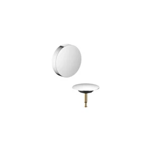 Dorn bracht Bath spout with pop-up waste and overflow - Chrome 36226970 - Picture 1 of 3