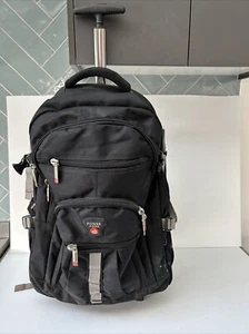 Cabin Luggage Bag Power in Eavas Travel Work Laptop Backpack 2 wheels VGC - Picture 1 of 11
