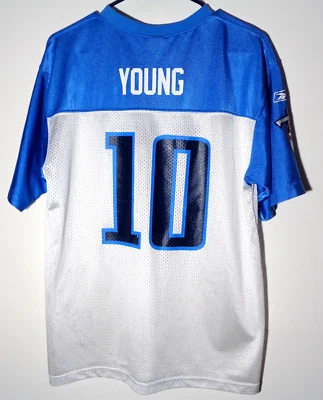 Футболка молодежная Vince Young No10 белая Tennessee Titans размер XL 18-20 - Изображение 1 из 4