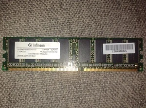 Infineon HYS64D32300GU-5-C 256MB DDR Memory RAM PC3200U-30330-A0 - Picture 1 of 2