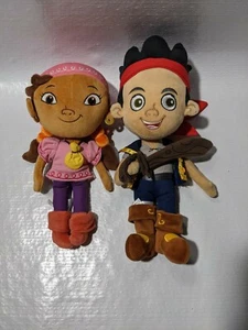 Disney Store Jake and the Neverland Pirates / Plush Lot of 2 /Jake & Izzy - Picture 1 of 5