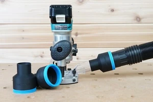 2 1/2" Shop Vac Hose Adapter for Makita Plunge Router - Picture 1 of 5