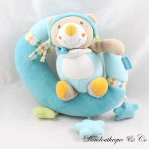 Musikalischer Teddybär BABYSUN Mond blaue Erbsen 20 cm (MO7432) - Bild 1 von 2
