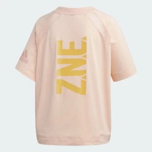 Adidas Pink ZNE ZERO NEGATIVE ENERGY Oversized T-shirt Tee Mesh Gym Size XL - Picture 1 of 19