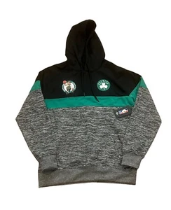 Boston Celtics NBA U Sudadera con Capucha Gris Negro Para Hombre Mediana Nueva con Etiquetas - Imagen 1 de 10