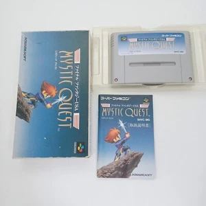 NINTENDO Super Famicom SFC Final Fantasy EE. UU. Mystic Quest Completo NTSC-J Probado - Imagen 1 de 9
