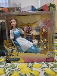 Disney Princess Belle and Friends Poseable Doll Mattel 2009 New Sealed Box