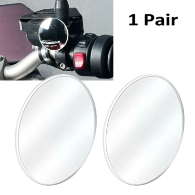 Adjustable Convex Rimless Rearview Side Mirrors For BMW S1000R S1000XR 2015-2024 - Image 1 of 4