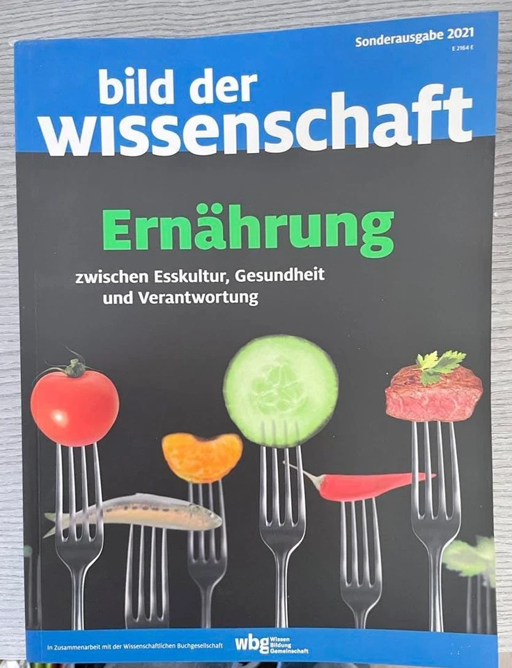 Zeitschrift Bild der Wissenschaft Sonderheft Sonderausgabe 2021 ERNÄHRUNG - Bild 1 von 1