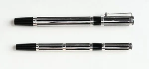 Waterman Watermina Night and Day Lady & Gentleman Silver Argent Massif Pen Set - Picture 1 of 20