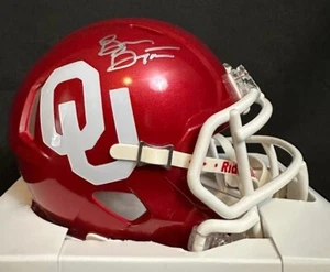 Brian Bosworth Signed Oklahoma Sooners Speed Mini Helmet (Schwartz) - Picture 1 of 7