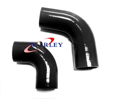 Silicone Turbo Hose Kit BLACK for Mazda RX-7 RX7 FC FC3S 1986-1991 BLACK 87 88 - Image 1 of 4