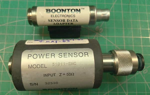 Sensor de alimentación Boonton 51011-EMC con adaptador de datos de sensor 95109001A emparejado - probado - Imagen 1 de 10