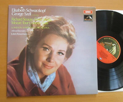 ASD 2493 Elisabeth Schwarzkopf Strauss Seven Songs Mozart Arias Szell NEAR MINT - Image 1 of 4
