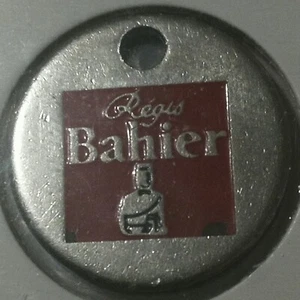 JETON DE CADDIE METAL ♦ " Régis BAHIER " Boucherie ♦ Tripes ,Boudins,Rillettes - Imagen 1 de 2