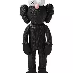 Kaws BFF Open Edition Vinyl 13" Figure - Black Edition - BRAND NEW UNOPENED - Picture 1 of 8