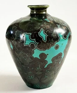 JON PRICE LAGUNA BEACH STUDIO ART POTTERY CRYSTALLINE PORCELAIN WEED POT VASE - Picture 1 of 21