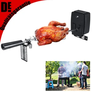 Grillspieß-Set Mit Motor Elektrischer Grillspieß BBQ Rotisserie Für Drehspieß DE - Bild 1 von 8