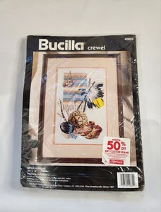 Kit de punto de cruz Bucilla Crewel #40869 Native Heritage nuevo 1994 - Imagen 1 de 8