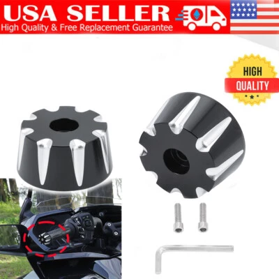 Aluminum Handlebar Hand Grip Bar End Caps For Can-Am Spyder RT RS ST 2015-2023 - Image 1 of 4
