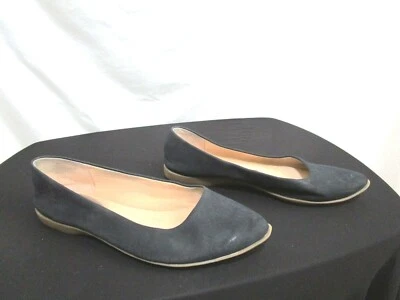 Easy Spirit e360 9.5 Madella Negro Imitación Gamuza Punta Puntera Plana Mujer Talla 9 M Foto 1 de 4