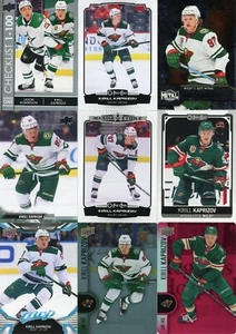U PICK EM LOT (20+) Kirill Kaprizov Base RC Insert Parallel SP Collection cards - Picture 1 of 21