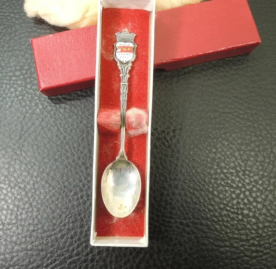 Cuchara de café de plata maciza de colección-Köln-800Ag Foto 1 de 4