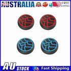 4Pcs Controller Thumb Stick Grip Cap For Ps5/Ps4/Xbox One (2Xred + 2Xblue) Au
