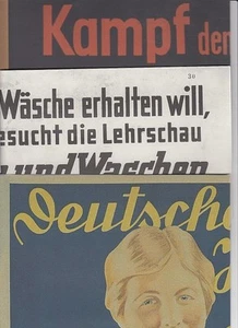 Werbung im Nationalsozialismus, 1933-1945. Konvolut aus 3 Faksimiles. Schug, Ale - Bild 1 von 1