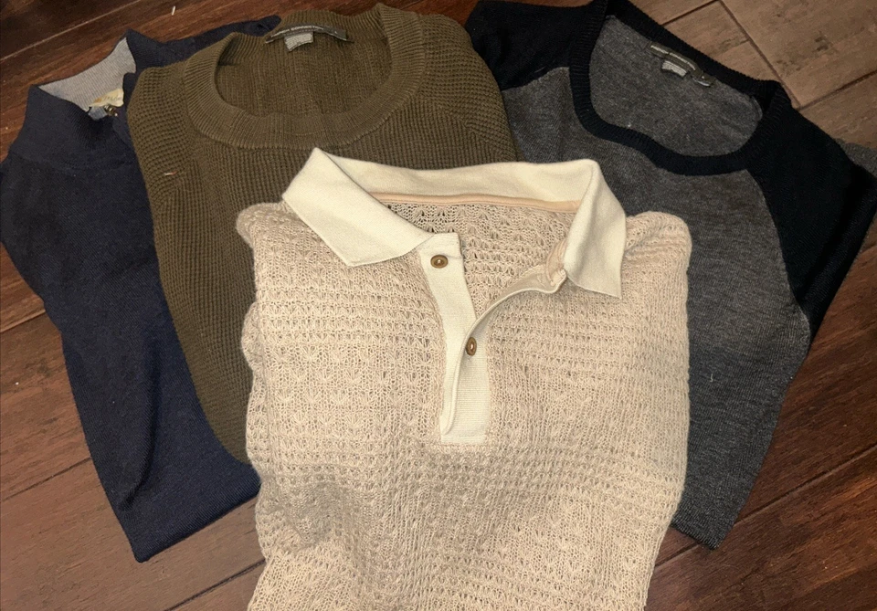 Lote 4 Suéteres Hombre, Conexión Francesa, Otras Marcas, Grandes Foto 1 de 1