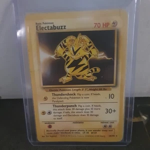 Pokemon TCG Electabuzz 020/102 Base Set Regular - Picture 1 of 2