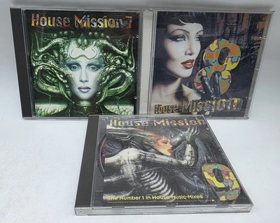 House Mission 9 + House Mission 8 + House Mission 7 Rarität 3 CDs 1997 Top✅️ - Bild 1 von 4