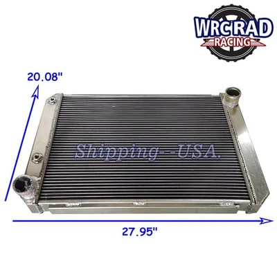 Radiador de aluminio para Ford Thunderbird 1958-1960 motor V8 4,8 L 5,8 L 7,0 L CC5860 Foto 1 de 4