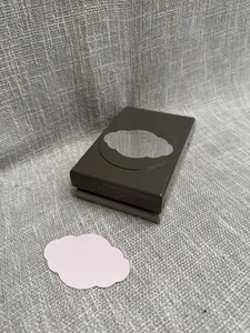 Stampin Up Decorative Label Punch/cloud Scalloped 2” Scrapbooking Card Punches - Picture 1 of 2