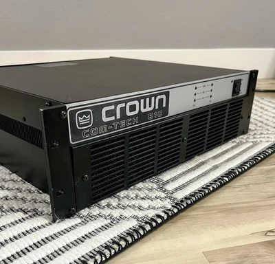 Crown Com-Tech 810 2-Channel Power Amplifier - Tested / Working - Image 1 of 4