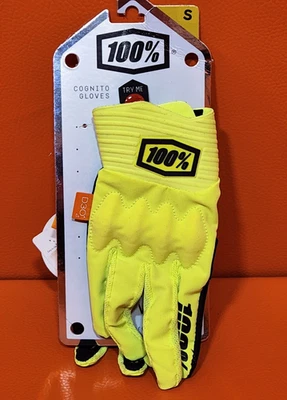 100% Cognito Gloves Color Flourescent Yellow And Black Full Finger Size Small - Image 1 of 4