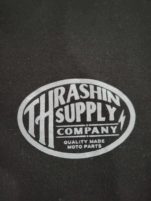 Thrashin Supply negro cuello redondo XL para hombre Foto 1 de 4