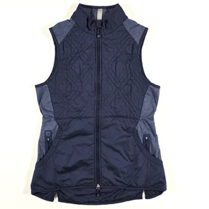 PETER MILLAR LIZZIE HYBRID WESTE DAMEN Gr. S FULL ZIP GESTEPPT ISOLIERT MARINE GOLF - Bild 1 von 12